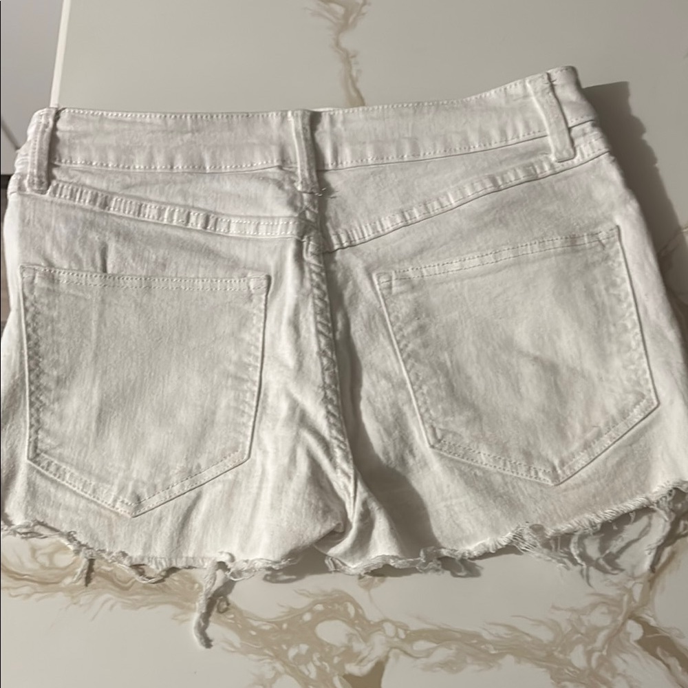 H&M White Jean Shorts for Women